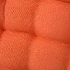 YESDEKO 2 Galettes Chaises Matelassé 38x38cm Las | Orange -banc et tabouret Soldes Boutique 45753038 3