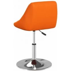 Tabouret De Bar Similicuir Orange VidaXL -banc et tabouret Soldes Boutique 45788900 4