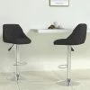 Tabourets De Bar Velours 2 Pcs Noir VidaXL 1 Tabourets De Bar Velours 2 Pcs Noir VidaXL -banc et tabouret Soldes Boutique 45788988 1