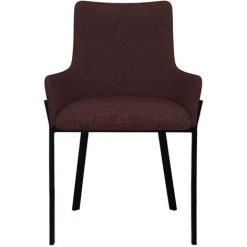 DéCOSHOP26 Lot De 2 Chaises De Salle à Manger Cuisine Design Moderne Bordeaux Tissu - Or -banc et tabouret Soldes Boutique 45800824 3