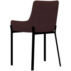 DéCOSHOP26 Lot De 2 Chaises De Salle à Manger Cuisine Design Moderne Bordeaux Tissu - Or -banc et tabouret Soldes Boutique 45800824 5