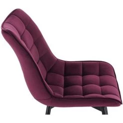 WOLTU 6X Chaise De Salle à Manger. Chaise De Cuisine.Assise Rembourrée En Velours épais. Pieds En Métal. Bordeaux 9 WOLTU 6X Chaise De Salle à Manger. Chaise De Cuisine.Assise Rembourrée En Velours épais. Pieds En Métal. Bordeaux -banc et tabouret Soldes Boutique 46355663 4