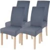 Kueatily Ensemble De 4 Housses De Chaise Amovibles Et Lavables -banc et tabouret Soldes Boutique 46362256 1