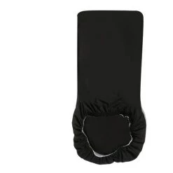 SUPERSELLER Housse De Chaise épaissie, Housse De Chaise De Salle à Manger à Dossier Domestique élastique Simple En Une Seule Pièce, Grande Housse De Chaise Pivotante Oblique, Quatre Paquets - Le Noir -banc et tabouret Soldes Boutique 46773063 3