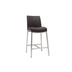 MILIBOO Tabourets De Bar Design Noirs H70 Cm (lot De 2) OLLY - Noir -banc et tabouret Soldes Boutique 46816969 3