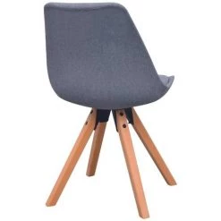 VidaXL Chaises De Salle à Manger Tissu 2 Pcs Gris Clair - Gris -banc et tabouret Soldes Boutique 4700637 4