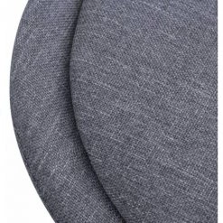 VidaXL Chaises De Salle à Manger Tissu 2 Pcs Gris Clair - Gris -banc et tabouret Soldes Boutique 4700637 5