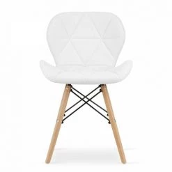 HUCOCO LAGOSK - Lot De 4 Chaises Similicuir Style Glamour Salon/salle à Manger - 73x47x38 Cm - Chaise De Salle à Manger - Blanc 8 HUCOCO LAGOSK - Lot De 4 Chaises Similicuir Style Glamour Salon/salle à Manger - 73x47x38 Cm - Chaise De Salle à Manger - Blanc -banc et tabouret Soldes Boutique 47477562 2