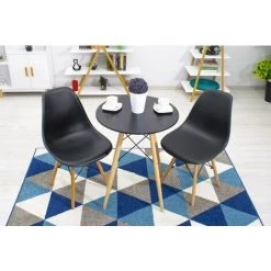 HUCOCO OSATA - Lot De 4 Chaises En PP Style Moderne Salon/cuisine - 81x54x46cm - Chaise De Salle à Manger - 99.99 -banc et tabouret Soldes Boutique 47477579 4