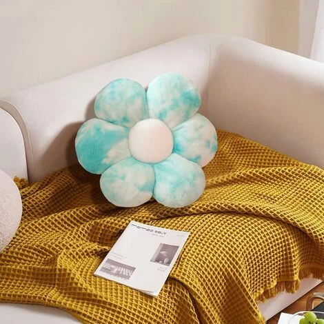 Coussin En Forme De Fleur Triomphe 30x30 Oreiller En Peluche Coussin De Sol Enfant Confortable Coussin De Chaise Plush Pillow Cushion Pour Home Décoratif (Bleu) 6 Coussin En Forme De Fleur Triomphe 30x30 Oreiller En Peluche Coussin De Sol Enfant Confortable Coussin De Chaise Plush Pillow Cushion Pour Home Décoratif (Bleu) – Image 4