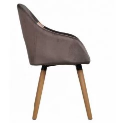 ESTEXO Chaise De Salle à Manger En Bois Chaise De Cuisine Ensemble De 2 Vintage Tissu Gris Foncé Velours 9 ESTEXO Chaise De Salle à Manger En Bois Chaise De Cuisine Ensemble De 2 Vintage Tissu Gris Foncé Velours -banc et tabouret Soldes Boutique 48738232 3