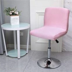 TINOR Housse De Tabouret De Bar Extensible, 2 Housse De Chaise Haute Imprimée Pour Bar Couvre De Chaise De Salle à Manger Haute, Protecteur De Siège De Chaise De Salle à Manger Rose -banc et tabouret Soldes Boutique 48804189 3