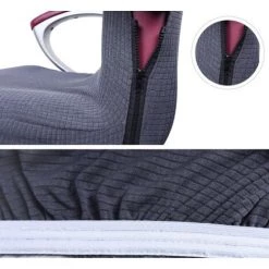 GroupM Housse De Chaise Pivotante De Bureau, Housse De Chaise D'ordinateur, Tissu De Housse De Siège, Housse De Chaise (bleu Marine, Taille Moyenne (57-65CM) Taille M) 9 GroupM Housse De Chaise Pivotante De Bureau, Housse De Chaise D'ordinateur, Tissu De Housse De Siège, Housse De Chaise (bleu Marine, Taille Moyenne (57-65CM) Taille M) -banc et tabouret Soldes Boutique 48931940 3