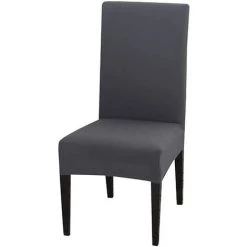 Fei Yu Housse De Chaise Extensible Lot De 4 Ou 6, Couverture Protecteur De Chaise Salle A Manger Universel Amovible Lavable Moderne Durable Pour Maison Hotel Restaurant Fete Banquet Cuisine Decoration