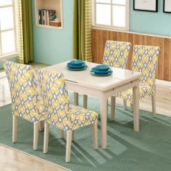 ECHOO Housse De Chaise 4/6 Pièces Couverture De Chaise Universelle Facile à Nettoyer Et Durable Pour Hôtels, Fêtes, Maison, Restaurants, Cuisines (Géométrie Jaune-Gris, 4 Pièces) 10 ECHOO Housse De Chaise 4/6 Pièces Couverture De Chaise Universelle Facile à Nettoyer Et Durable Pour Hôtels, Fêtes, Maison, Restaurants, Cuisines (Géométrie Jaune-Gris, 4 Pièces) -banc et tabouret Soldes Boutique 49476920 4