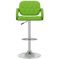 Tabourets De Bar Similicuir 2 Pcs Vert VidaXL -banc et tabouret Soldes Boutique 49666028 5