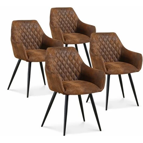 INTENSEDECO Lot De 4 Chaises Victoria Vintage Pieds Noir - Vintage 3 INTENSEDECO Lot De 4 Chaises Victoria Vintage Pieds Noir - Vintage