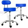 Kesser® Chaise Pivotante Tabouret Roulant D'entraînement Rembourrage épais Dossier Différents Modèles, Blau Mit Lehne (de) -banc et tabouret Soldes Boutique 50752948 1