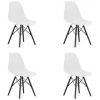 HUCOCO OSATA - Lot De 4 Chaises En PP Style Moderne Salon/cuisine - 81x54x46 Cm - Chaise De Salle à Manger - Blanc 2 HUCOCO OSATA - Lot De 4 Chaises En PP Style Moderne Salon/cuisine - 81x54x46 Cm - Chaise De Salle à Manger - Blanc -banc et tabouret Soldes Boutique 51027020 1