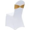 ILOVEMILAN Lot De 10 écharpes Extensibles En Spandex Pour Réception De Mariage - Bandes élastiques Universelles Pour Couverture De Chaise Avec Curseur à Boucle Pour Banquet, Fête, Décorations D'événement D'hôtel, écharpes Estampées Dorées -banc et tabouret Soldes Boutique 51167384 1