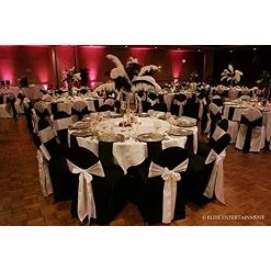 ILOVEMILAN Lot De 10 Nœuds De Chaise En Satin Pour Réception De Mariage - Housse De Chaise Universelle Pour Banquet, Fête, Décorations D'événement D'hôtel, Bleu Aqua -banc et tabouret Soldes Boutique 51167394 4