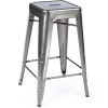 FURNMOD DESIGN YOUR SPACE Tabouret Bistro 66 Cm | Métallique - Métallique -banc et tabouret Soldes Boutique 51197541 1