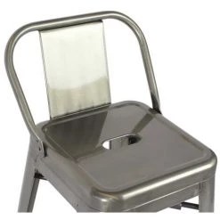 FURNMOD DESIGN YOUR SPACE Tabouret Bistro Lb New 76cm | Métallique - Métallique -banc et tabouret Soldes Boutique 51197561 5