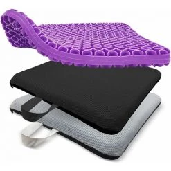 VERSAILLESFR Coussin En Gel Multifonctionnel,Coussin De Soutien Du Siège De Siège De Siège Très élastique Et Respirant,soulageant La Fatigue De La Hanche Violet 42*37*3.5(cm) -Versailles 11 VERSAILLESFR Coussin En Gel Multifonctionnel,Coussin De Soutien Du Siège De Siège De Siège Très élastique Et Respirant,soulageant La Fatigue De La Hanche Violet 42*37*3.5(cm) -Versailles -banc et tabouret Soldes Boutique 51283150 5