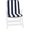 EMMEVI Coussin De Chaise De Jardin Pliant Douce Intérieur Extérieur Motif Rayé - Bleu 1 EMMEVI Coussin De Chaise De Jardin Pliant Douce Intérieur Extérieur Motif Rayé - Bleu -banc et tabouret Soldes Boutique 51349121 1