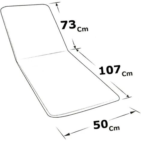 EMMEVI Coussin De Transat Pliant Douce Housse De Place Chaise Longue Motif Coquillages - Blanc 5 EMMEVI Coussin De Transat Pliant Douce Housse De Place Chaise Longue Motif Coquillages - Blanc – Image 3