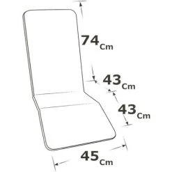 EMMEVI Coussin De Chaise De Jardin Pliant Douce Housse De Place Chaise Longue Motif Coccinelle - Bleu 7 EMMEVI Coussin De Chaise De Jardin Pliant Douce Housse De Place Chaise Longue Motif Coccinelle - Bleu -banc et tabouret Soldes Boutique 51349288 3