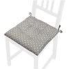 EMMEVI Coussin Pour Chaise Doux Universel Lacets De Fixation Lavable Housses De Chaise Pois Coeurs - Gris -banc et tabouret Soldes Boutique 51349559 1