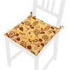 EMMEVI Coussin Pour Chaise Doux Universel Lacets De Fixation Lavable Housses De Chaise Fleurì - Jaune 2 EMMEVI Coussin Pour Chaise Doux Universel Lacets De Fixation Lavable Housses De Chaise Fleurì - Jaune -banc et tabouret Soldes Boutique 51349563 1