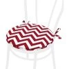 EMMEVI Coussin Pour Chaise Rond Doux Universel Lacets De Fixation Lavable Housses De Chaise Zig Zag Rayé - Rouge 1 EMMEVI Coussin Pour Chaise Rond Doux Universel Lacets De Fixation Lavable Housses De Chaise Zig Zag Rayé - Rouge -banc et tabouret Soldes Boutique 51349619 1