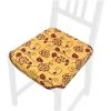 EMMEVI Coussin Pour Chaise Doux Universel Lavable Housses De Chaise Lacets De Fixation Fleurì - Jaune -banc et tabouret Soldes Boutique 51349639 1