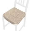 EMMEVI Coussin Pour Chaise Doux Universel Lavable Housses De Chaise Lacets De Fixation Pois Coeurs - Beige -banc et tabouret Soldes Boutique 51349642 1