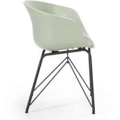 VS VENTA-STOCK Fauteuil Pour Salle à Manger Alba Couleur Vert, Assise Rembourrée - VERT -banc et tabouret Soldes Boutique 51382811 3