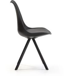 VS VENTA-STOCK Pack 2 Chaises Salle à Manger Cross Style Nordique Noir, 54 Cm X 49 Cm X 84 Cm - NOIR -banc et tabouret Soldes Boutique 51382814 3