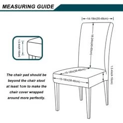 LITZEE Housses De Chaise De Salle à Manger Extensibles En Velours, Housses De Chaise De Salle à Manger Lavables Et Amovibles, Lot De 2, Bleu Paon -banc et tabouret Soldes Boutique 51551532 5