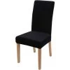 LITZEE Housses De Chaise De Salle à Manger Extensibles En Velours, Housses De Chaise De Salle à Manger Lavables Et Amovibles, Lot De 2, Noir -banc et tabouret Soldes Boutique 51551533 1