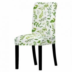 LITZEE Housse De Chaise Extensible 1 Pièces, Couverture De Salle à Manger Amovible Lavable Revêtement De Chaise Pour Salle à Manger Bouquet De Mariage Moderne, Hôtel, Décor De Restaurant-7