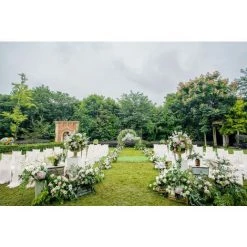 LITZEE 2 Pièces Housse De Chaise Mariage En Tulle Blanc Romantique Duveteux Couverture Tulle Mariage Décoration De Ceremonie Fête Anniversaire 260 * 150cm 10 LITZEE 2 Pièces Housse De Chaise Mariage En Tulle Blanc Romantique Duveteux Couverture Tulle Mariage Décoration De Ceremonie Fête Anniversaire 260 * 150cm -banc et tabouret Soldes Boutique 51555435 4