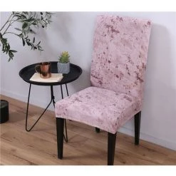 LITZEE Housse De Chaise, 2 Pieces Extensible Amovible Lavable Moderne Couverture De Chaise Pour Salle à Manger Slipcover-Décoration Bouquet De Mariage, Hôtel, Restaurant Jade