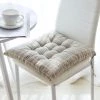 LITZEE Coussins De Chaise Coussin De Siège Intérieur Extérieur Salle à Manger Jardin 40x40cm Carré (grille Grise) 1 LITZEE Coussins De Chaise Coussin De Siège Intérieur Extérieur Salle à Manger Jardin 40x40cm Carré (grille Grise) -banc et tabouret Soldes Boutique 51557025 1