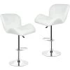 HALOYO Tabourets De Bar 2pcs, Pivotant à 360 °, Tabourets De Bar Blancs Modernes -banc et tabouret Soldes Boutique 51649896 1