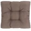 YOUTHUP Coussin De Siège De Jardin Taupe 50x50x10 Cm Tissu - Brun -banc et tabouret Soldes Boutique 51871716 1