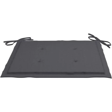 YOUTHUP Coussins De Chaise De Jardin 4 Pcs Anthracite 50x50x4 Cm Tissu - Anthracite 5 YOUTHUP Coussins De Chaise De Jardin 4 Pcs Anthracite 50x50x4 Cm Tissu - Anthracite – Image 3