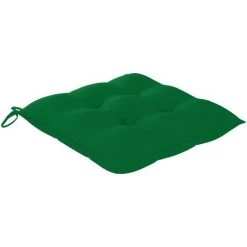 YOUTHUP Coussins De Chaise 2 Pcs Vert 40x40x7 Cm Tissu - Vert 9 YOUTHUP Coussins De Chaise 2 Pcs Vert 40x40x7 Cm Tissu - Vert -banc et tabouret Soldes Boutique 51886136 3