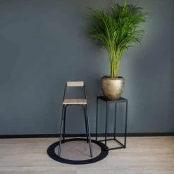 HCONFORTXL FR Tabouret De Bar Bois Et Métal -banc et tabouret Soldes Boutique 52582127 3