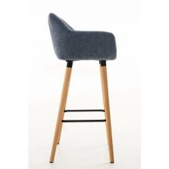 DéCOSHOP26 Lot De 2 Tabourets De Bar Design Et Confortable En Tissu Bleu Avec Accoudoirs Et Repose-pieds - Bleu 9 DéCOSHOP26 Lot De 2 Tabourets De Bar Design Et Confortable En Tissu Bleu Avec Accoudoirs Et Repose-pieds - Bleu -banc et tabouret Soldes Boutique 52638496 3